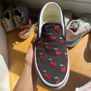 Cherry Vans - worn once or twice. No returns. Willing to negotiate:)
